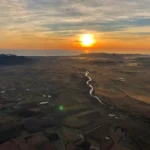 amanecer costa brava en globo