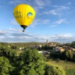 globo compartido volando