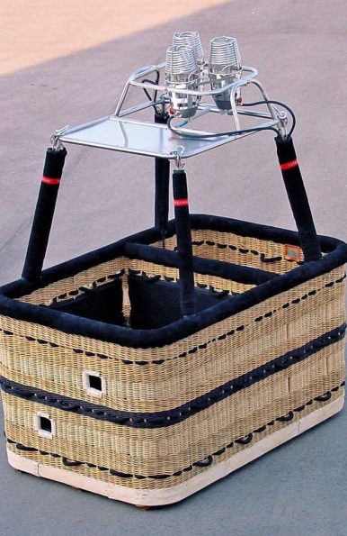 Barquilla globo aerostático