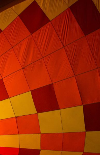 velas de los globos aerostáticos