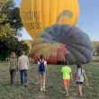 viaje en globo en familia girona